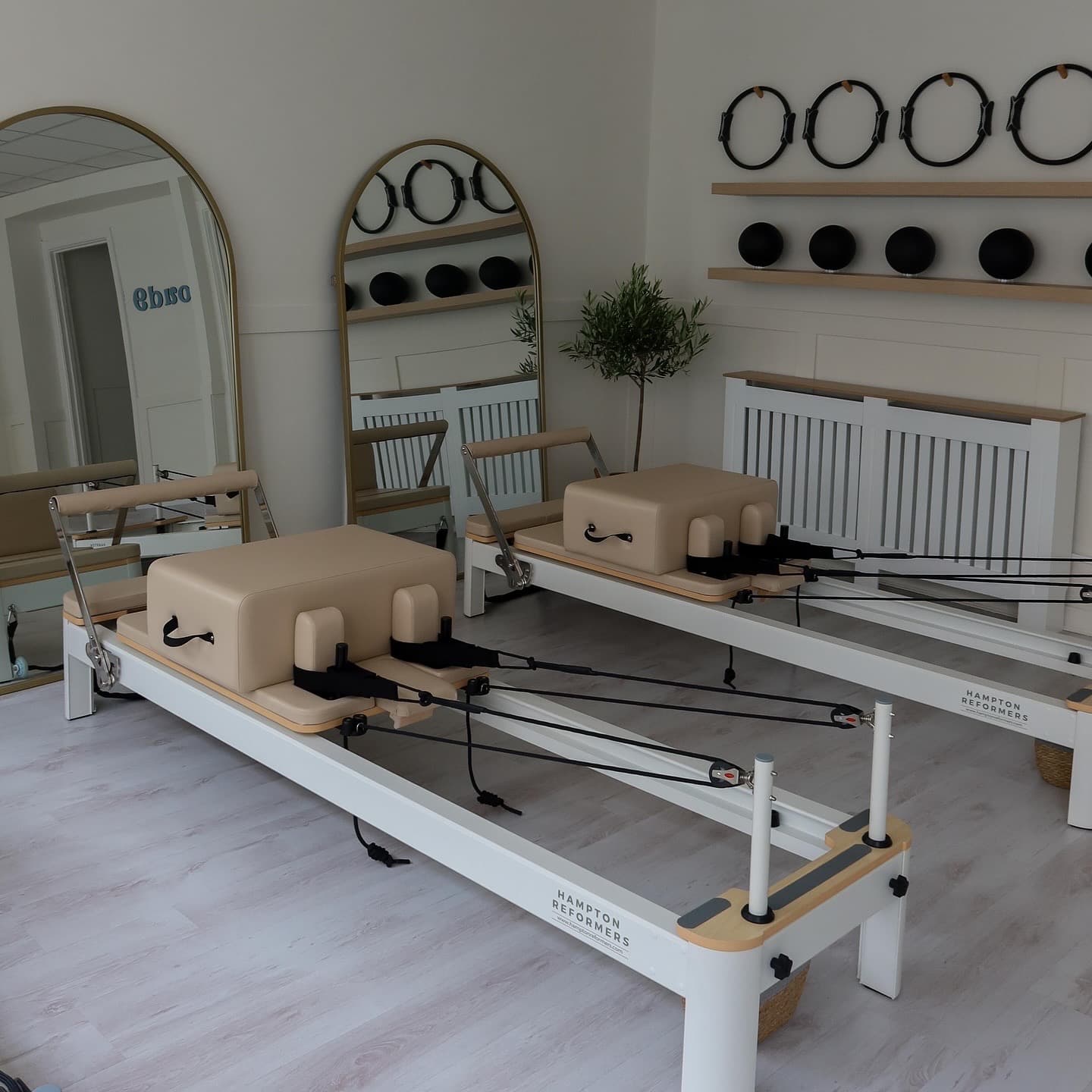 Cloud 9 reformer pilates studio with Hampton Reformers